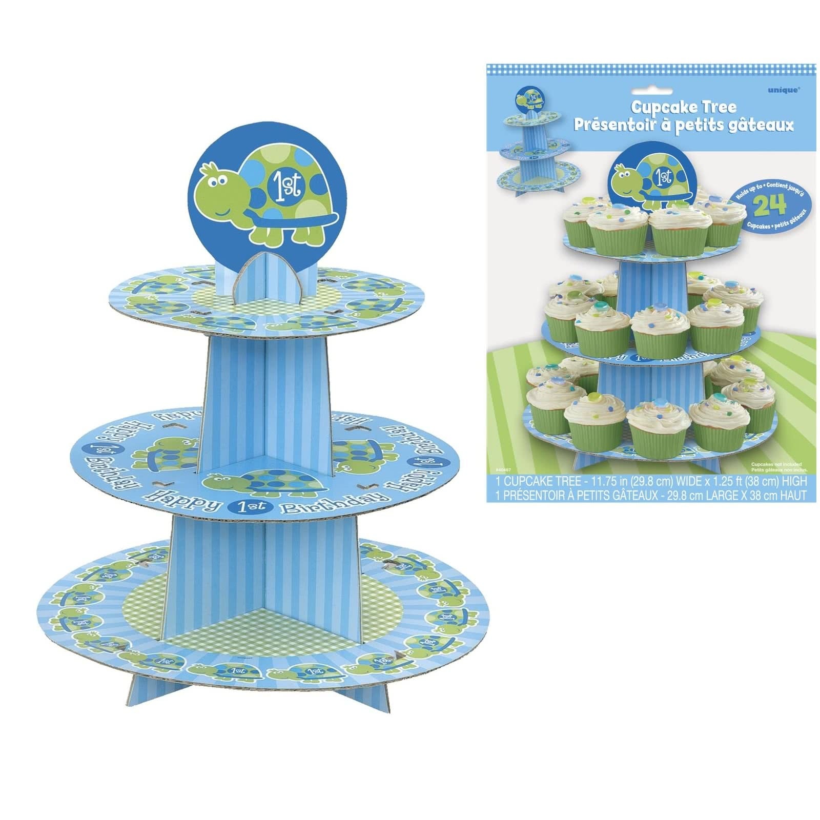 First Birthday Turtle Cupcake Stand