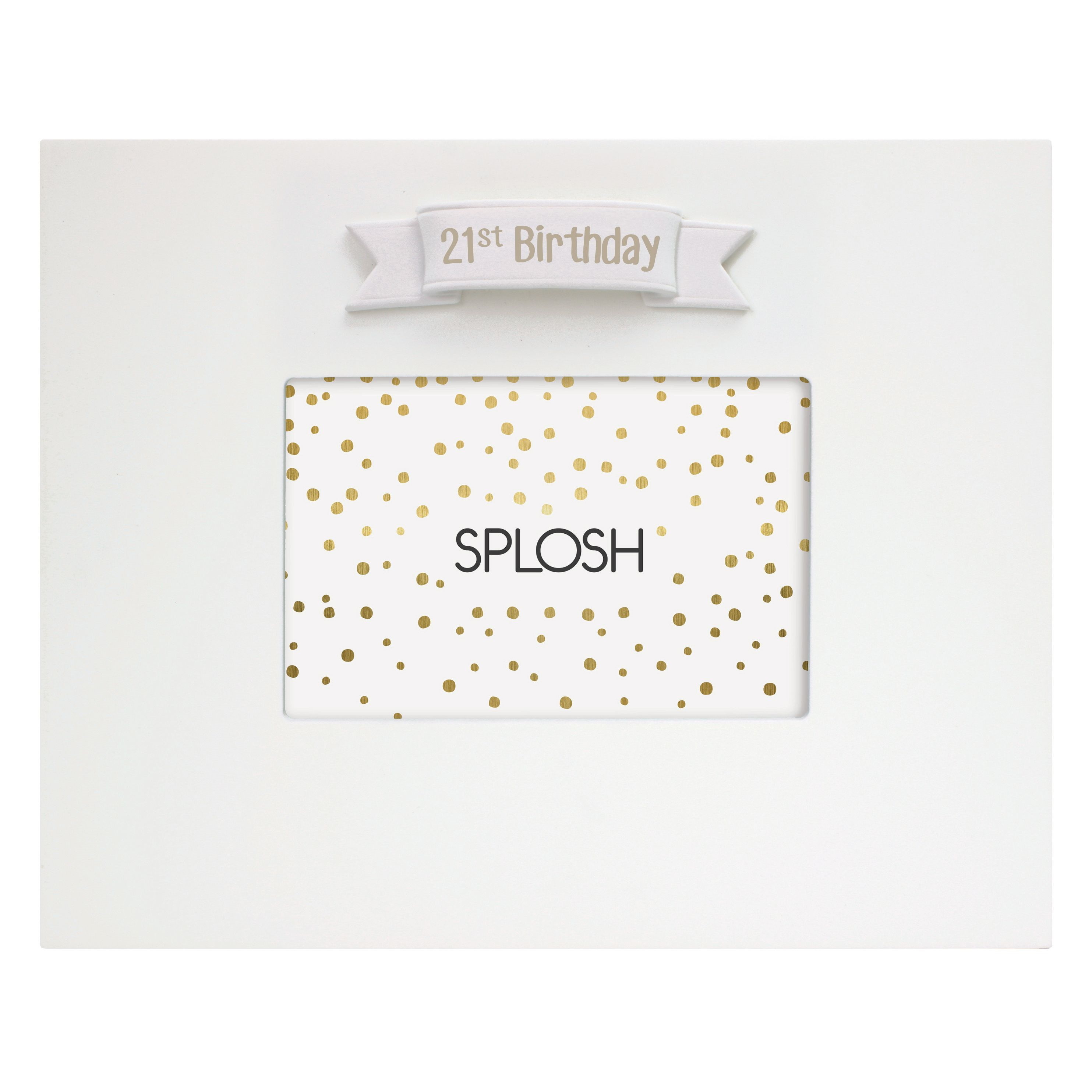 21st Birthday Signature Photo Frame