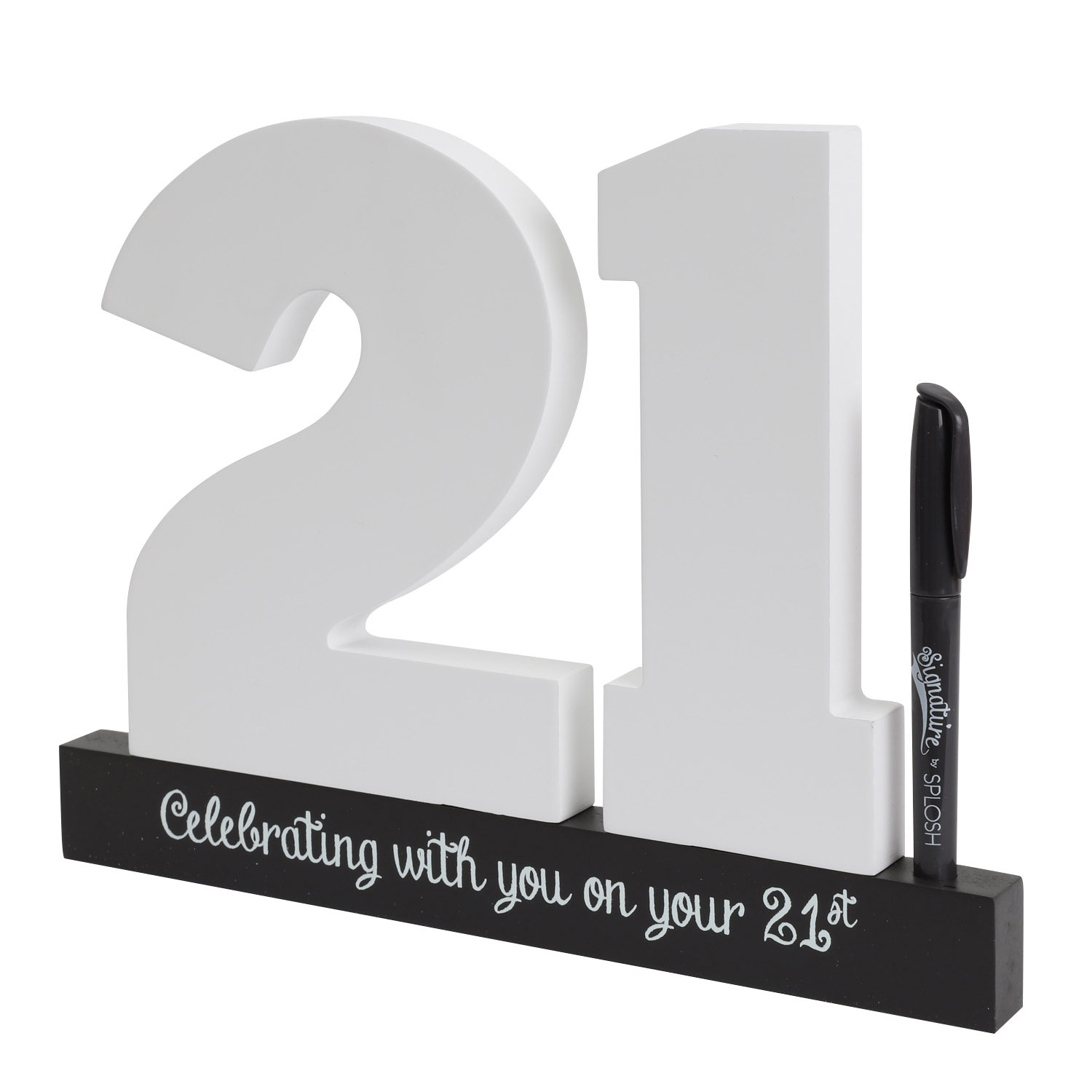 21st Birthday Signature Number