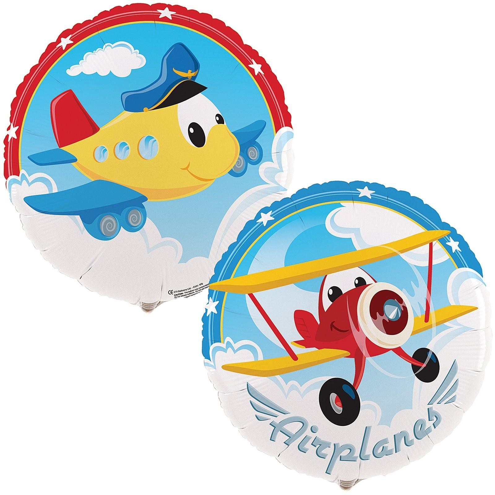 Airplane Adventure Helium Balloon