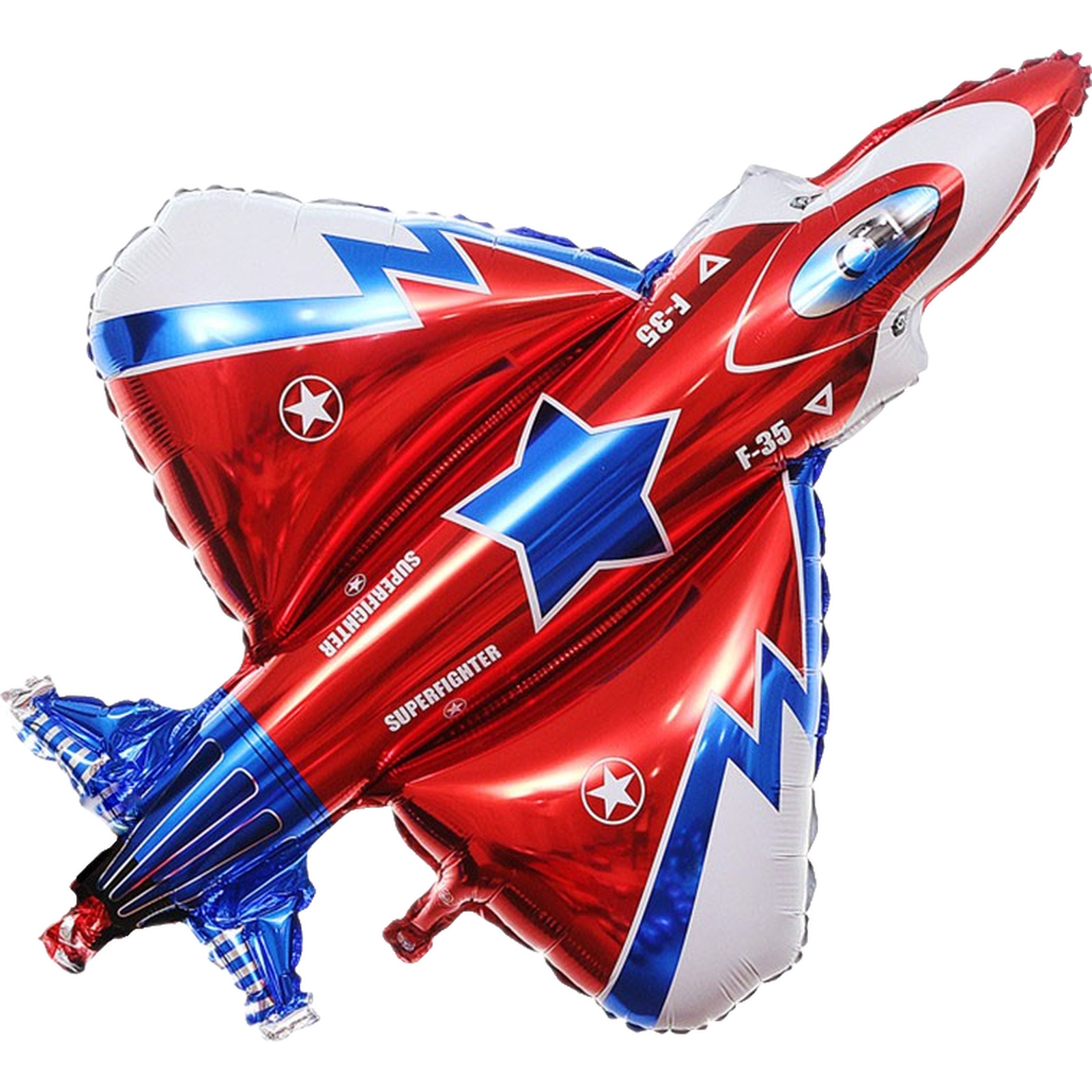 Superfighter Jet Supershape Helium Balloon 98cm