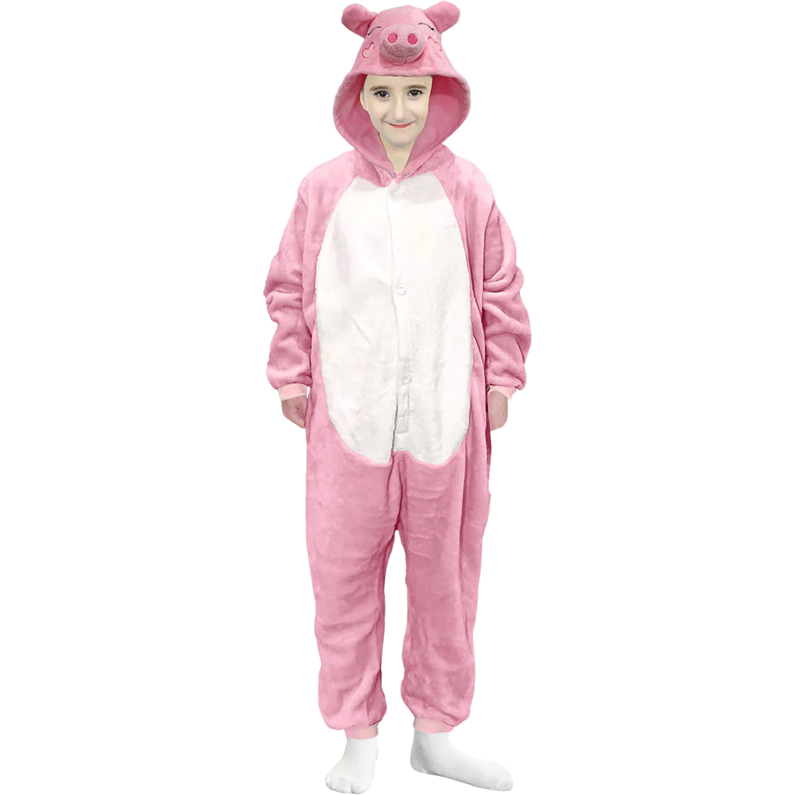 Kids Pink Pig Costume