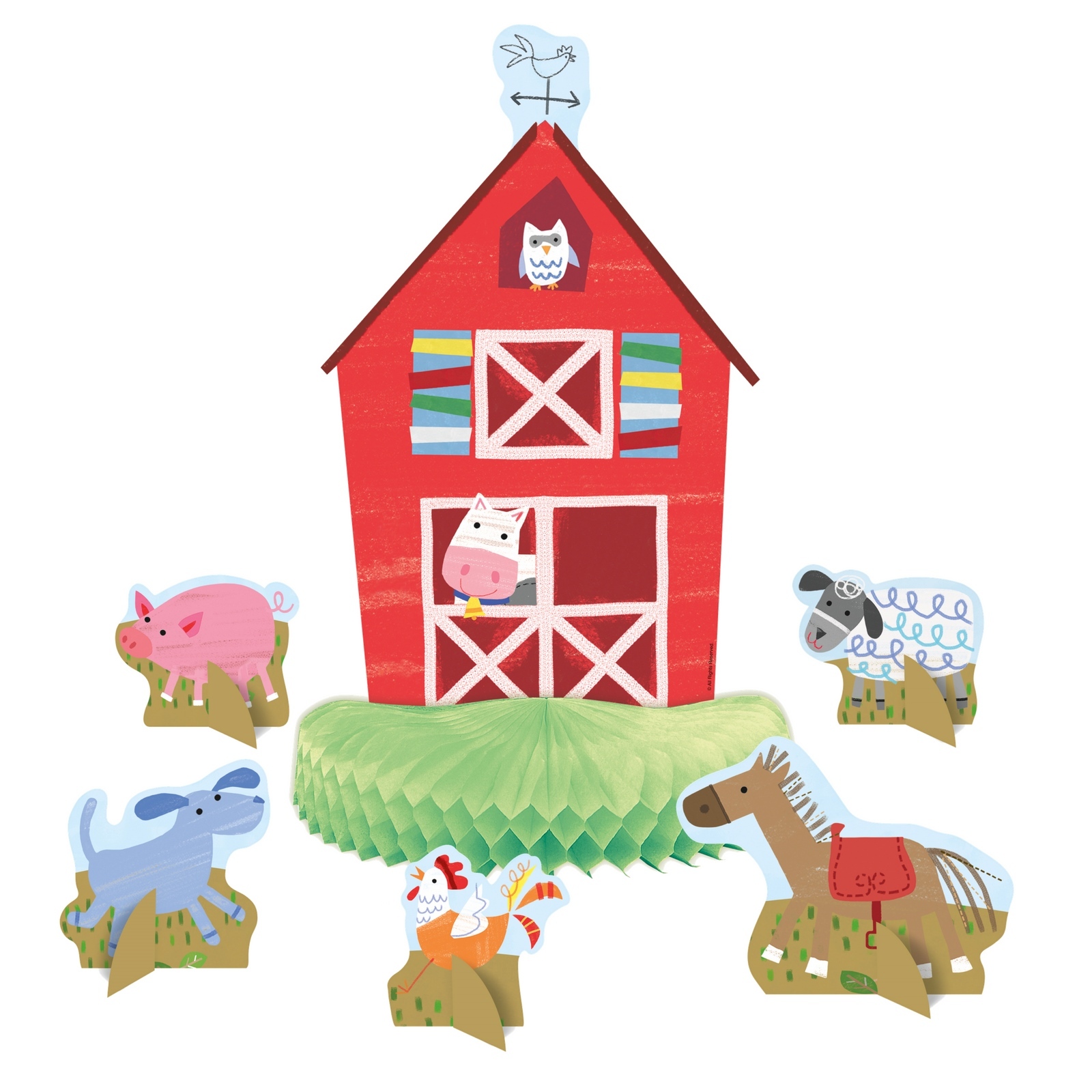 Farm Party Centrepiece