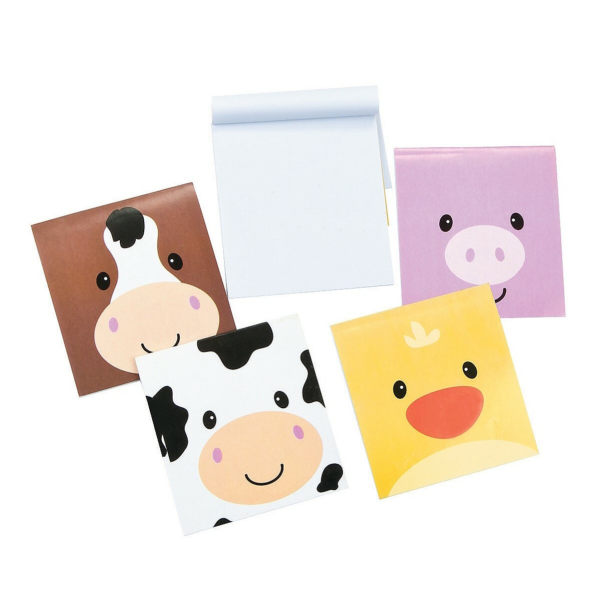 Farm Animal Notepads (Pack of 12)