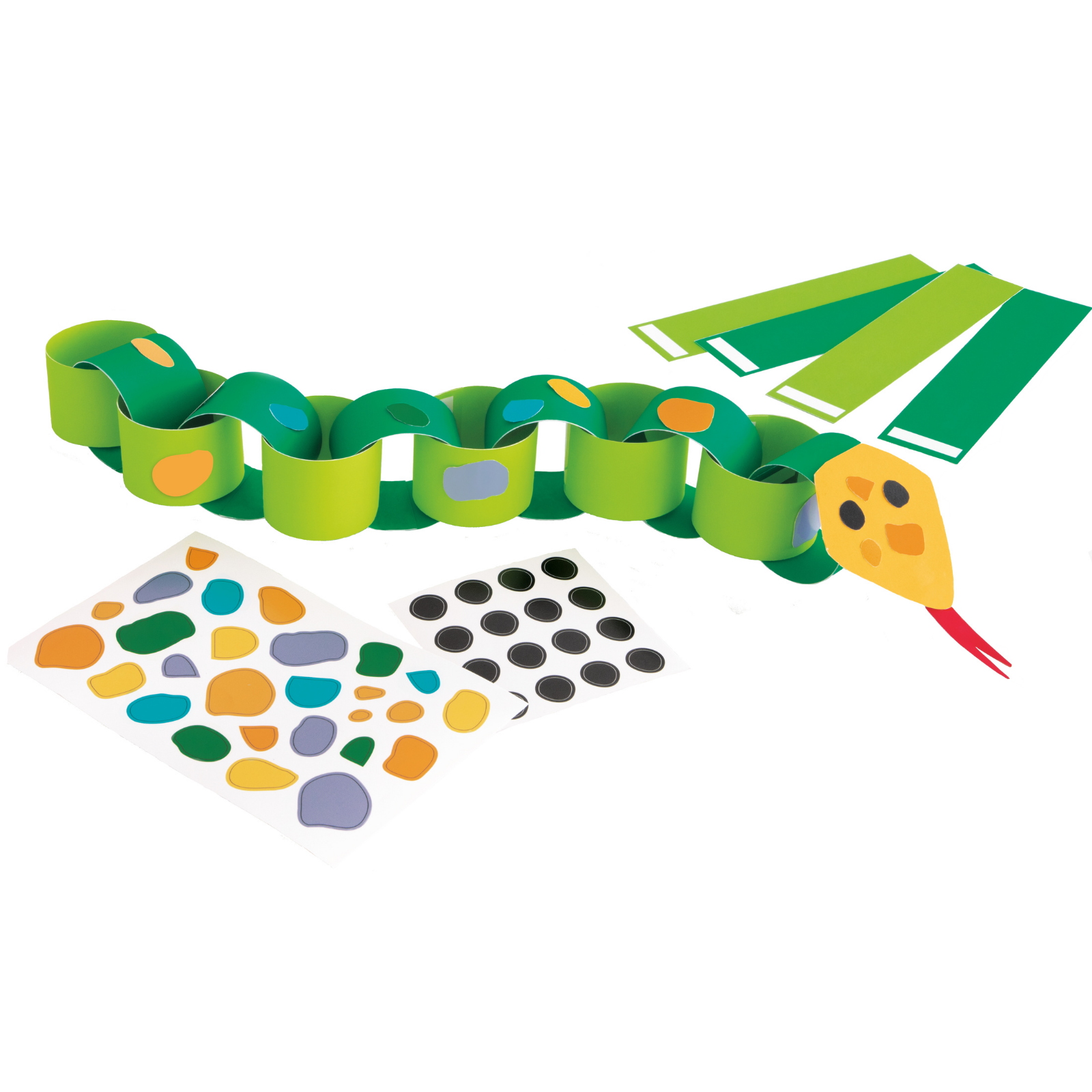 Snake Paper Chain Craft Kit (For 4 Guests)