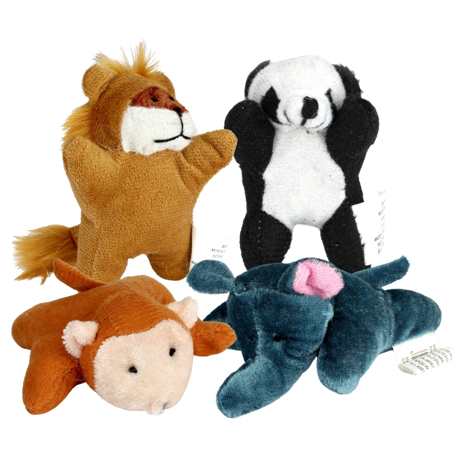 Mini Wild Plush Animals (Pack of 12)