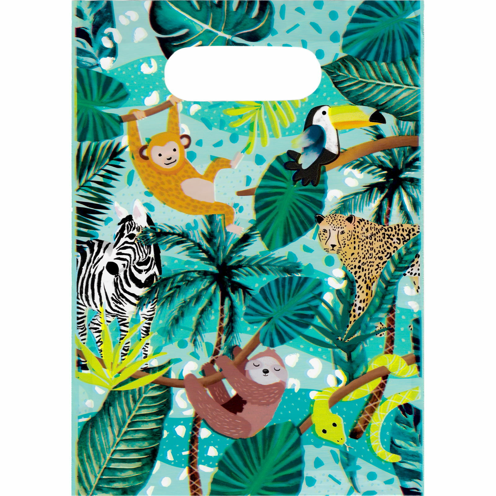 Wild Jungle Lolly/Treat Bags (Pack of 8)