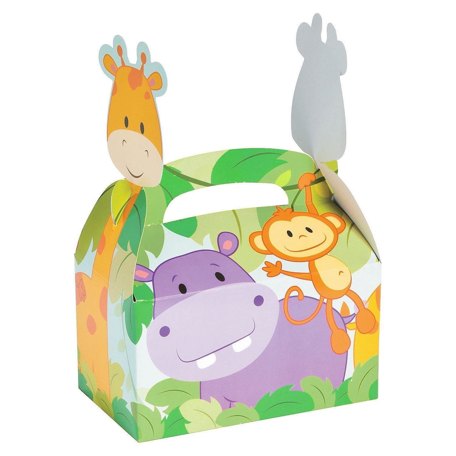 Zoo Animals Favour Boxes (Pack of 12)