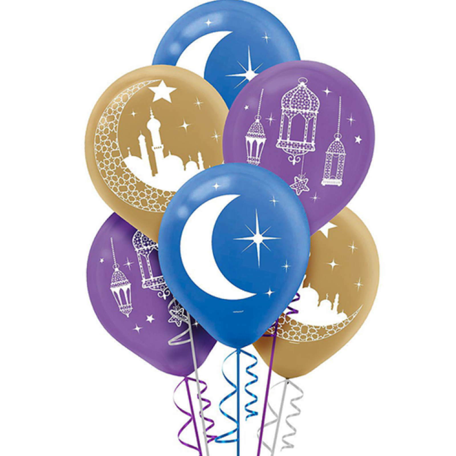 Moon and Stars Balloons (Pack of 15)