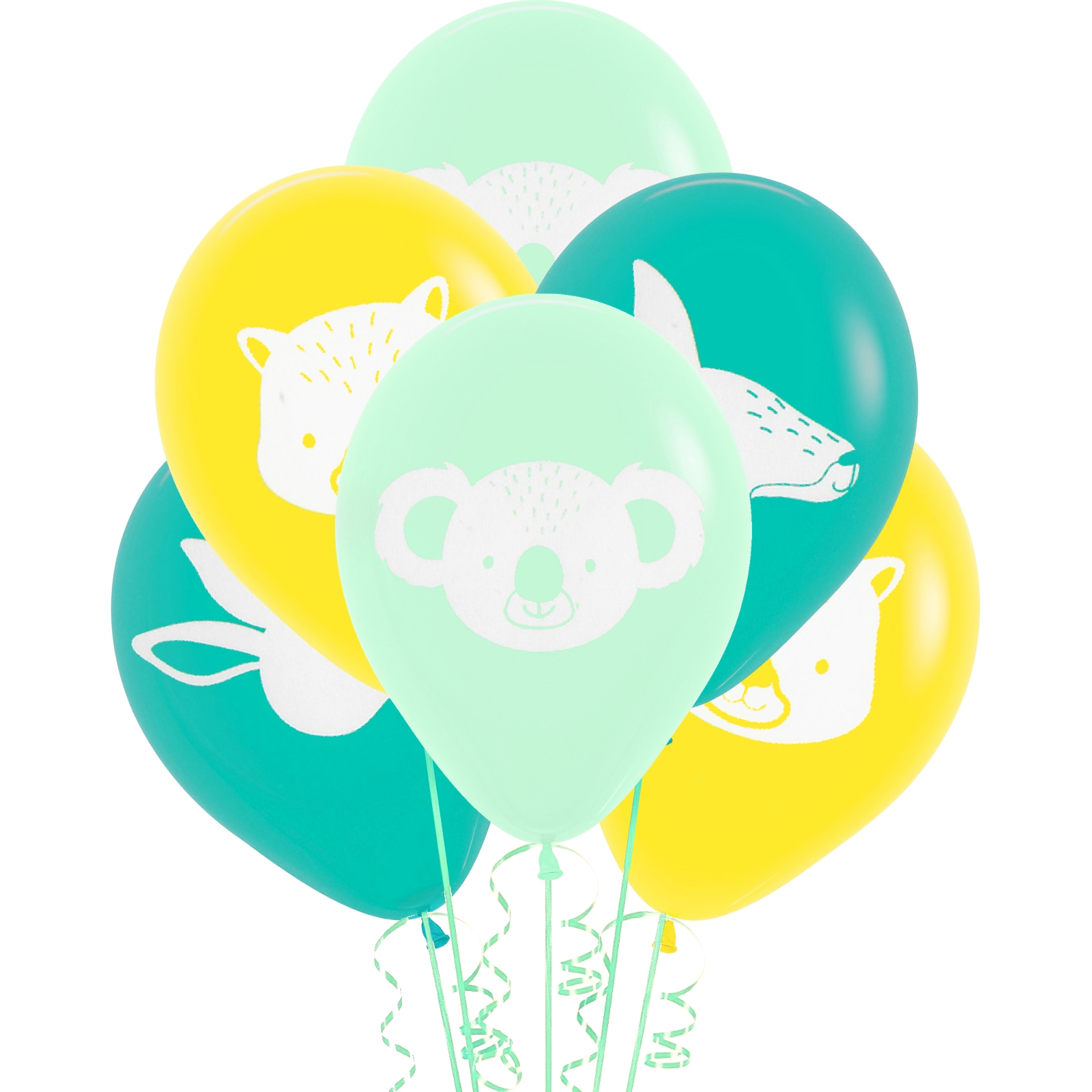 Australian Bush Buddies Balloons 30cm (Pack of 10)