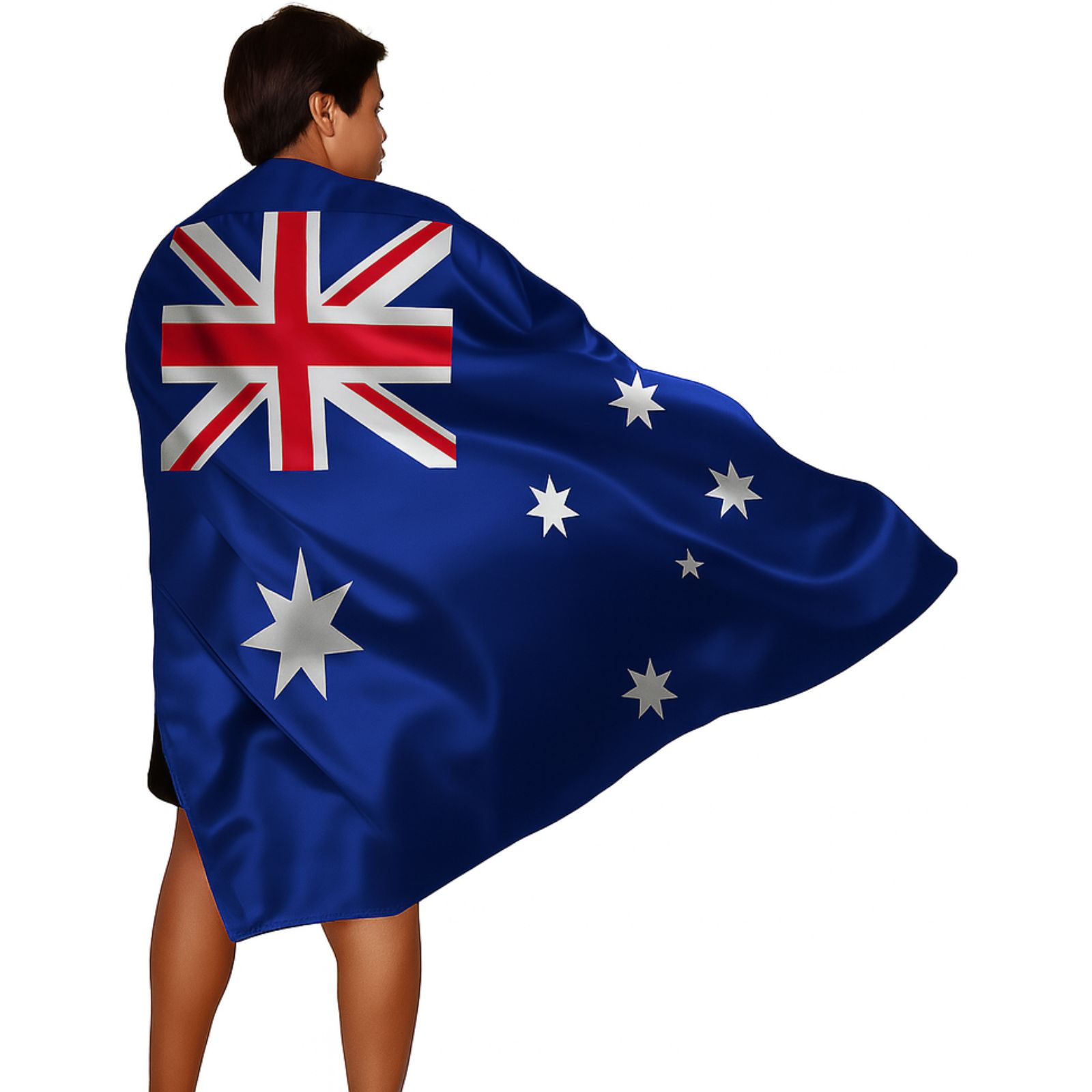 Adult Aussie Flag Cape