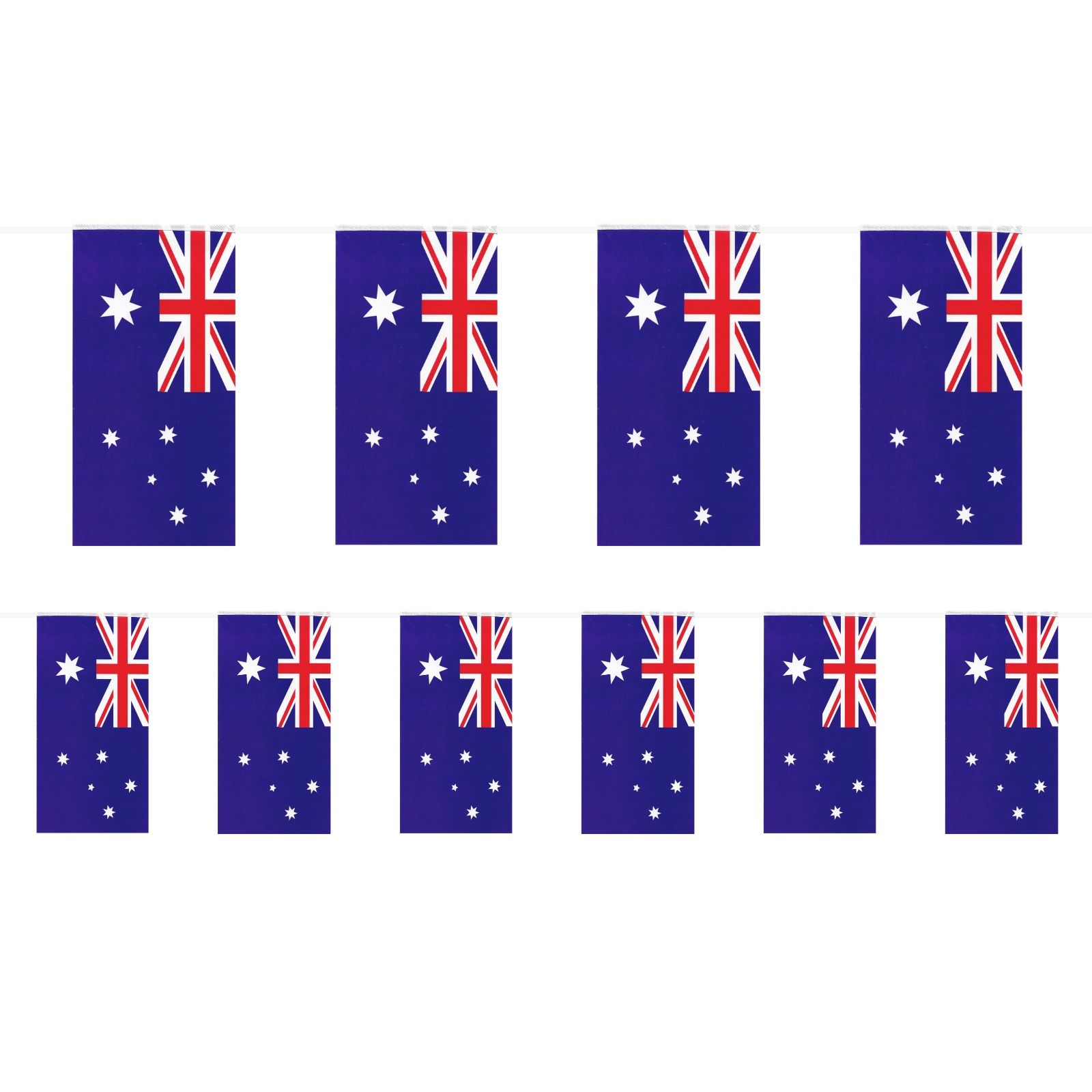 Australian Flag Paper Pennant Banner 