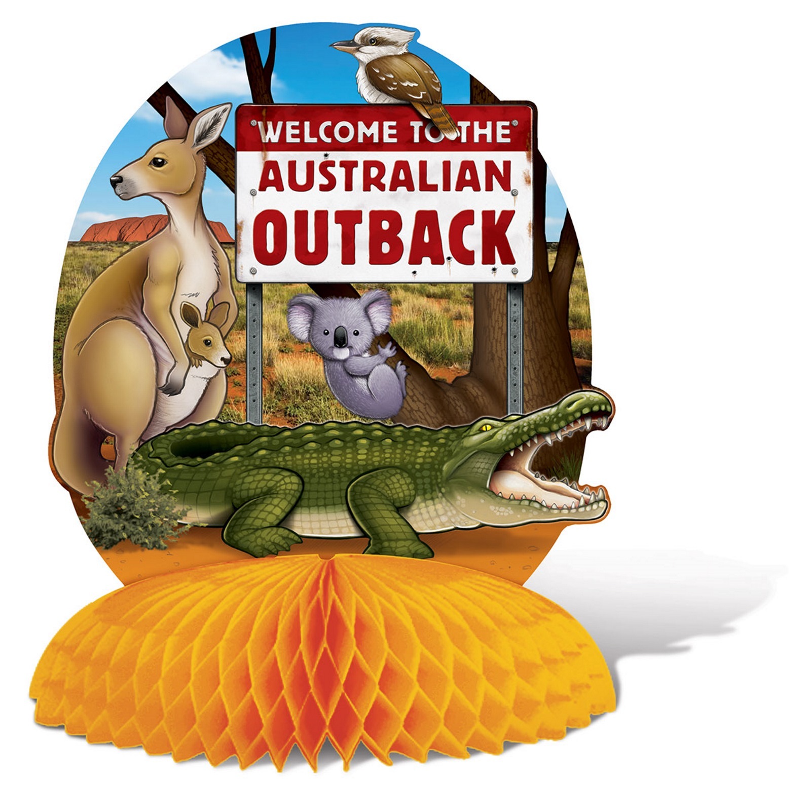 Australian Outback Honeycomb Centrepiece