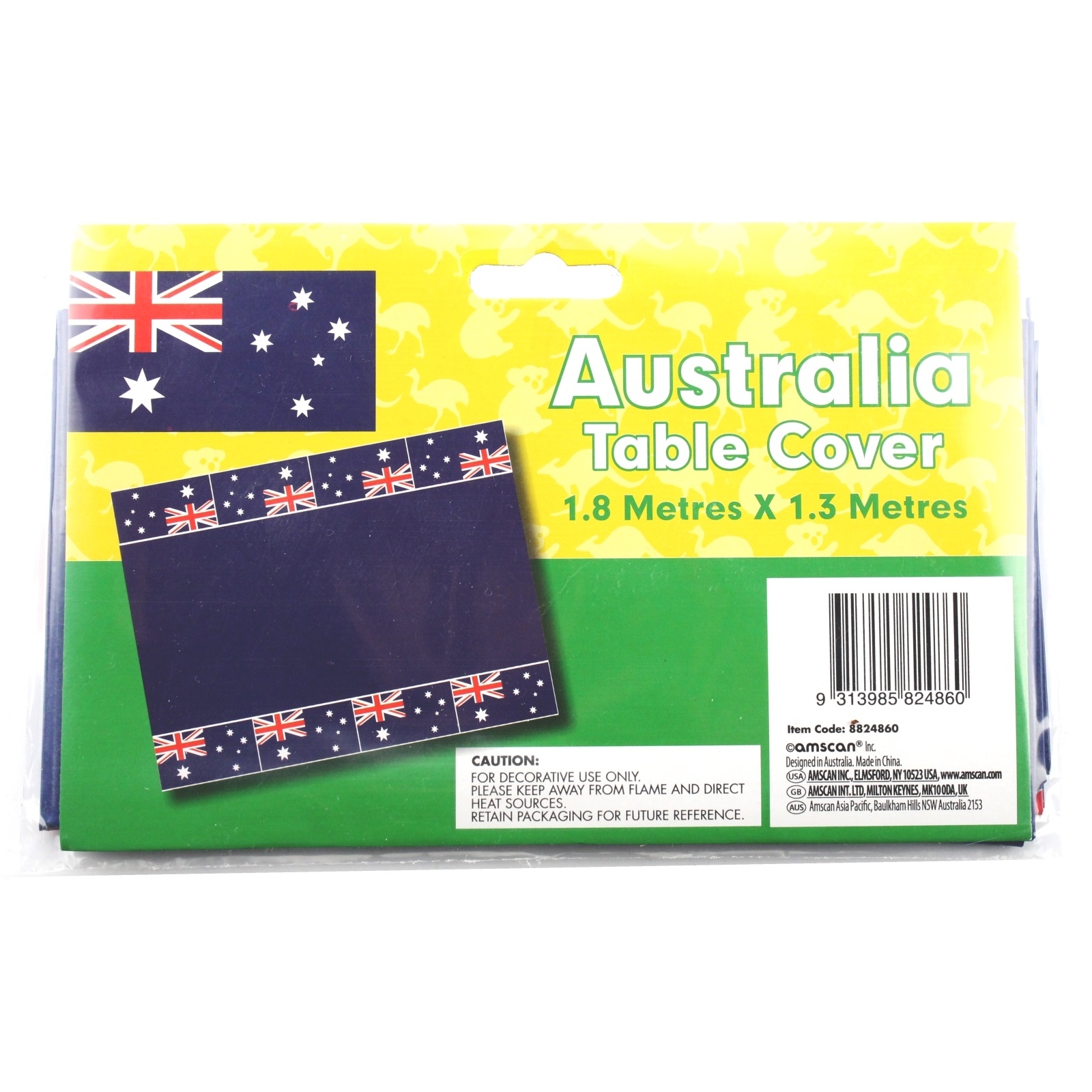 Australian Flag Plastic Tablecloth