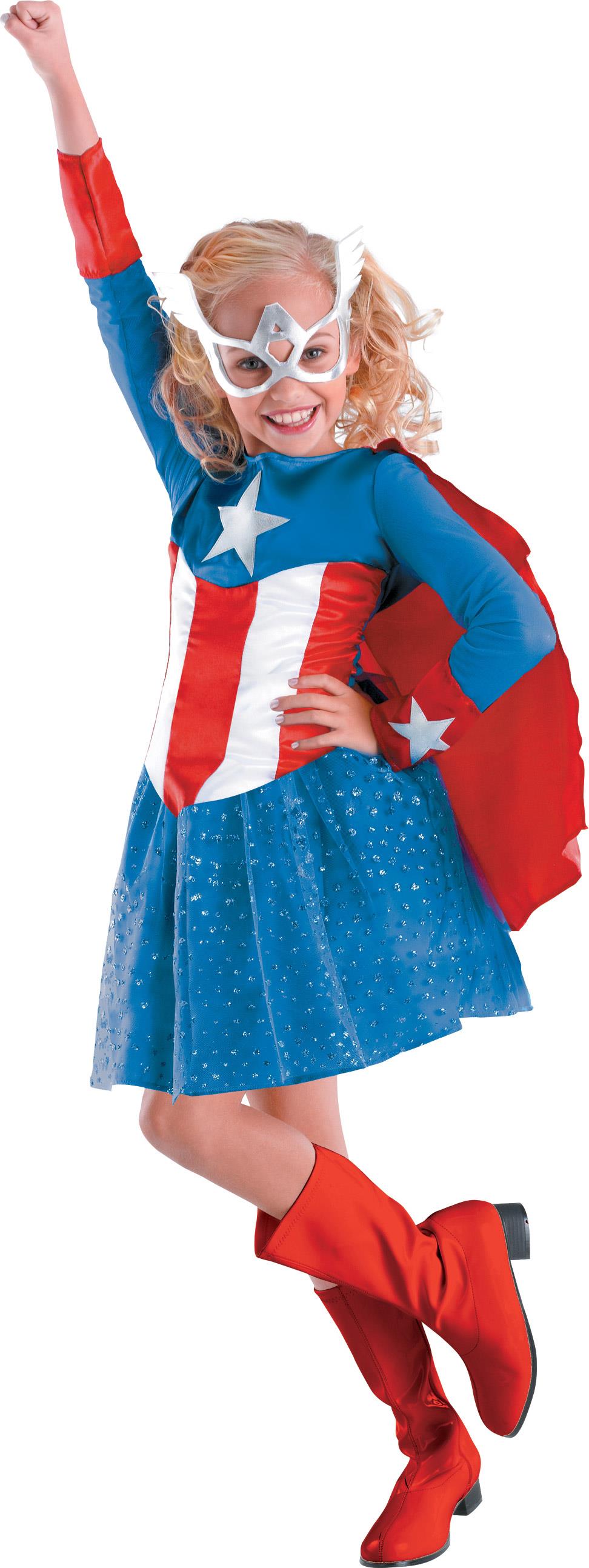 Captain America Girl Classic Child Costume