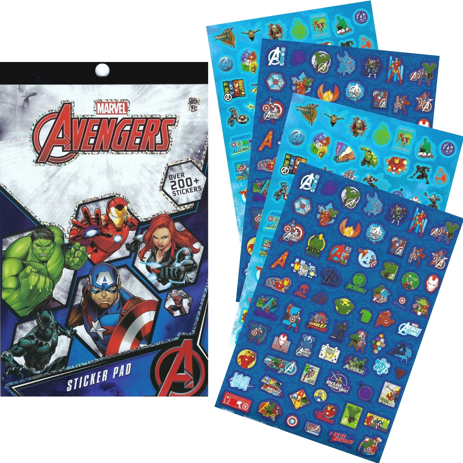Avengers Sticker Pad (4 Sheets)
