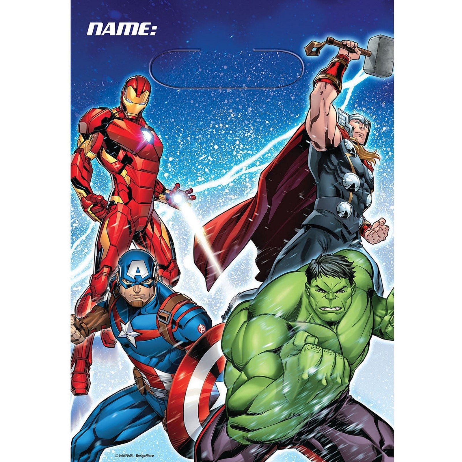 Avengers Epic Lolly/Treat Bags (Pack of 8)