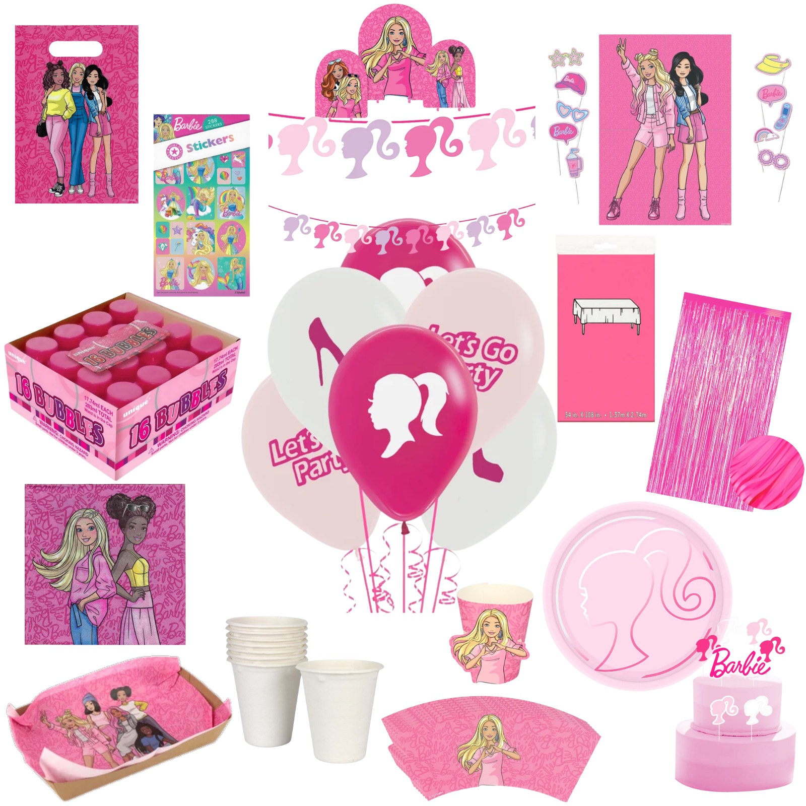 Barbie Mega Party Set for 8 Guests