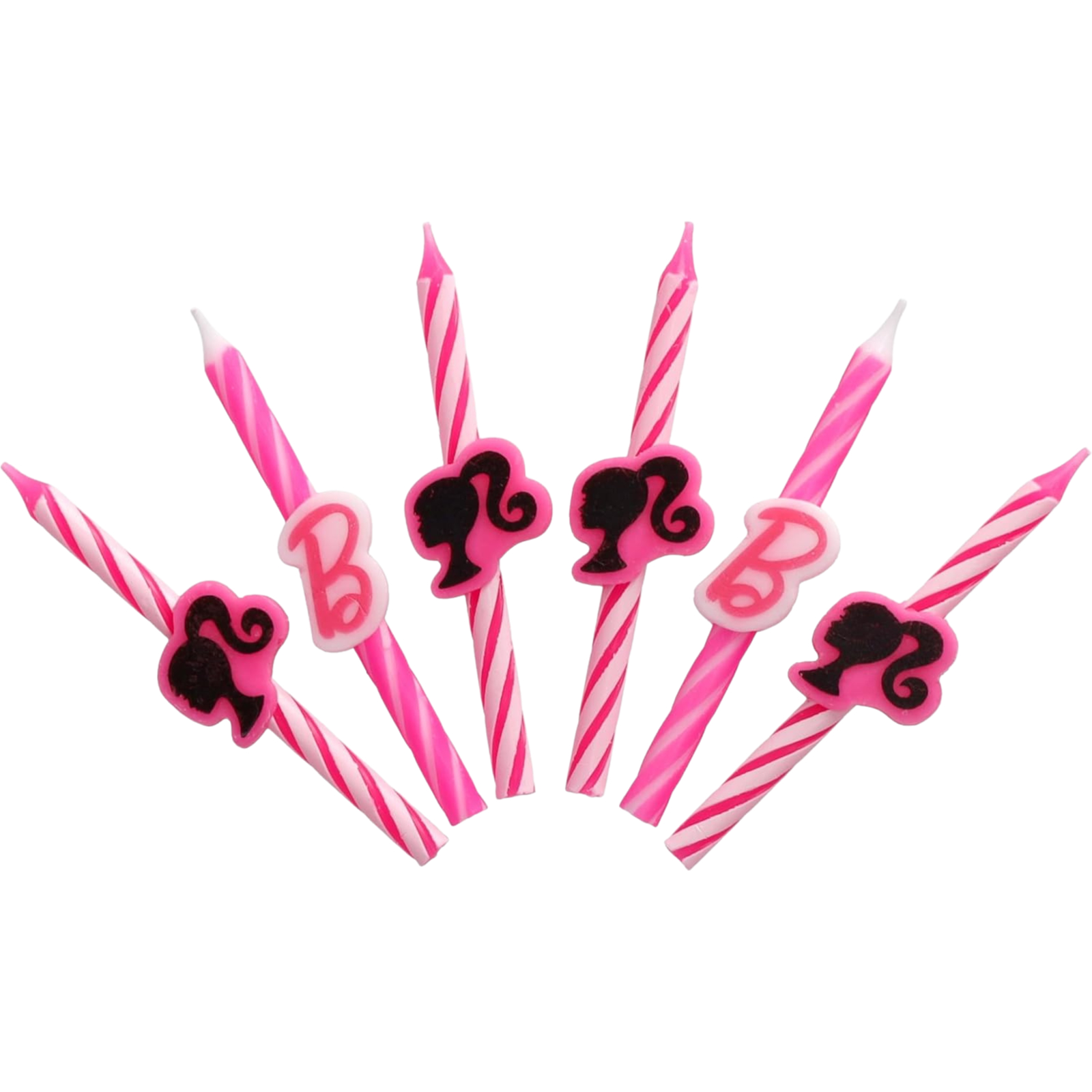 Barbie Silhouette Birthday Candles (Set of 6)