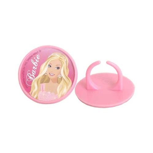 Barbie Cupcake Rings (Pack of 20)
