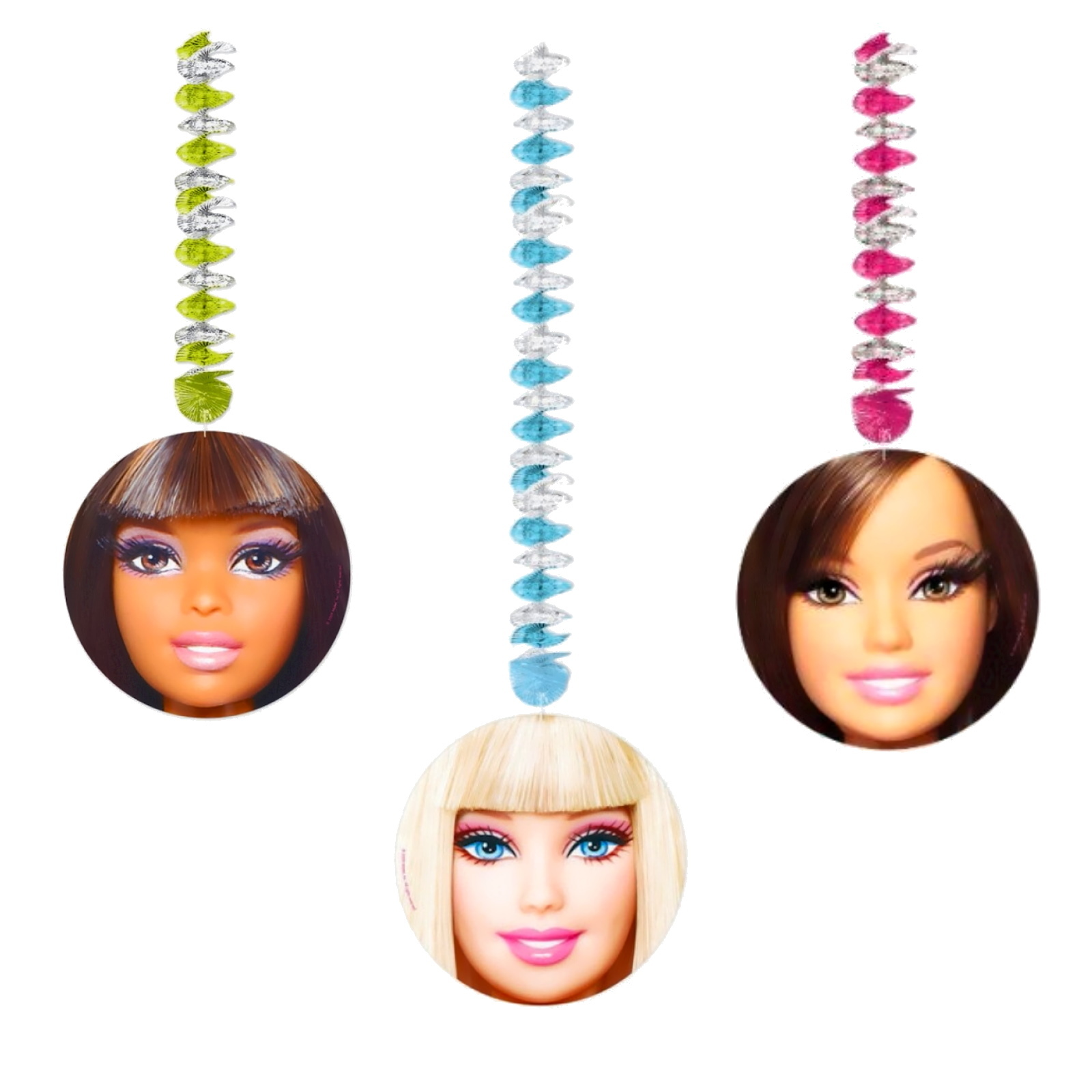Barbie Doll'd Up Ceiling Decorations (Pack of 3)