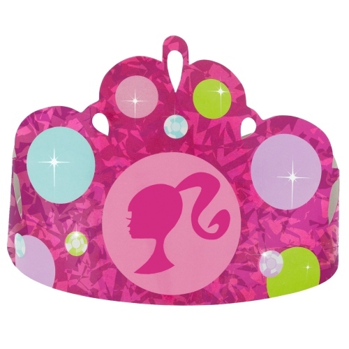Barbie Tiara Hats (Pack of 8)