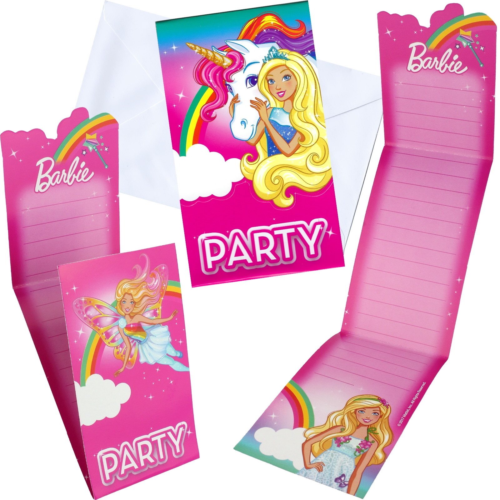 Barbie Dreamtopia Party Invitations (Pack of 8)