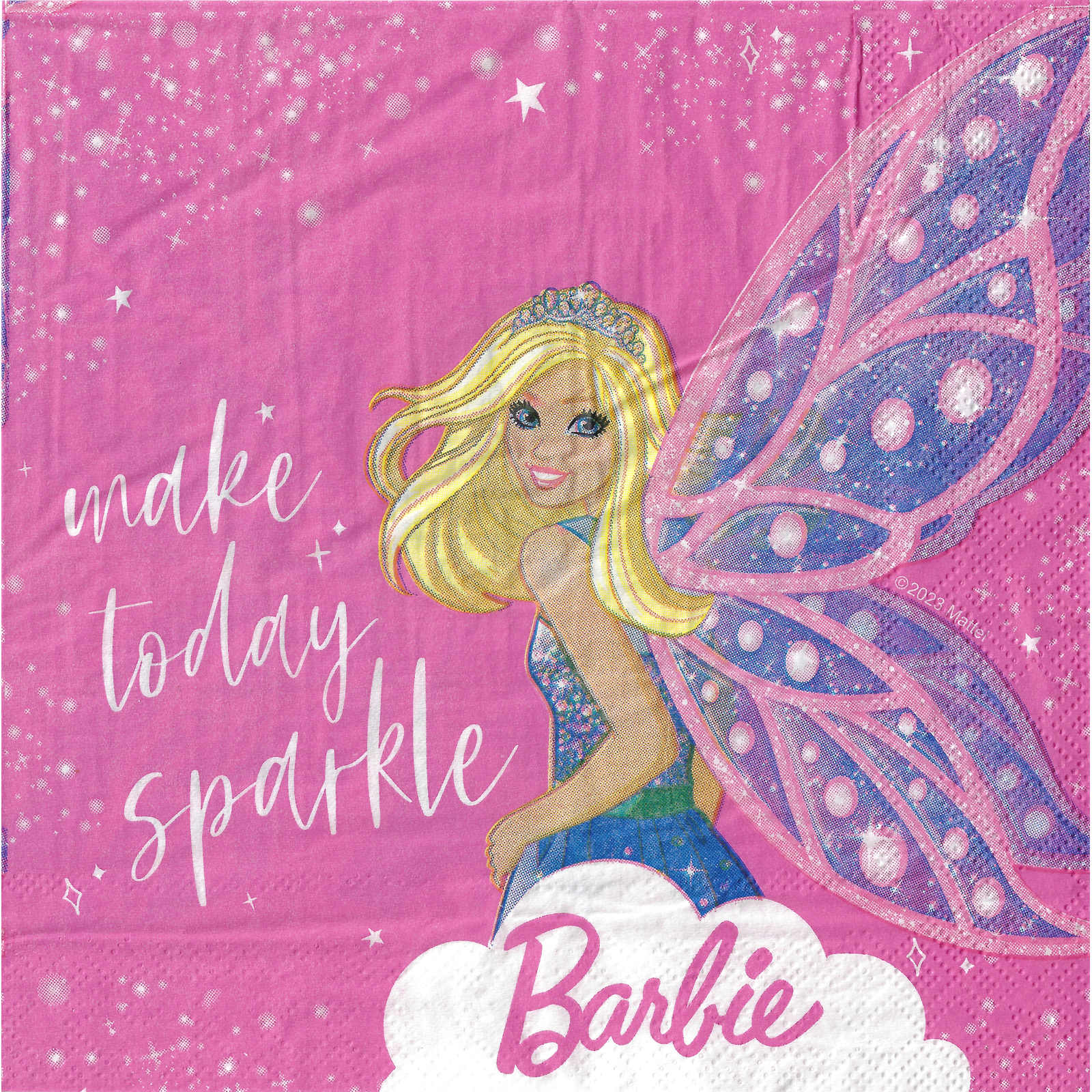 Barbie Fairy Large Napkins / Serviettes (Pack of 20)
