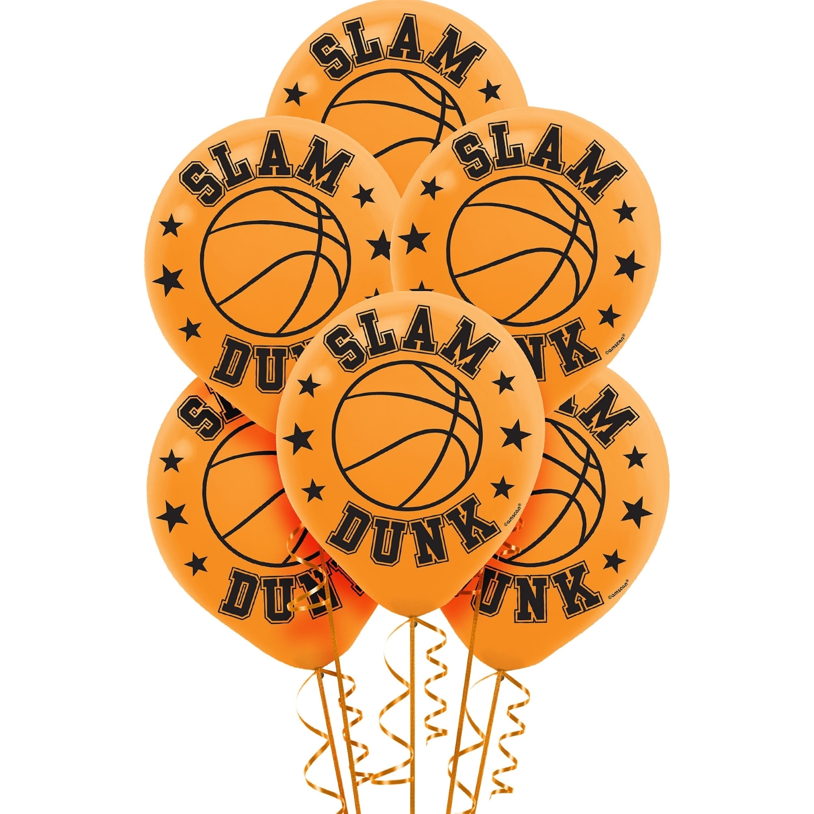 Basketball Balloons (Pack of 6)