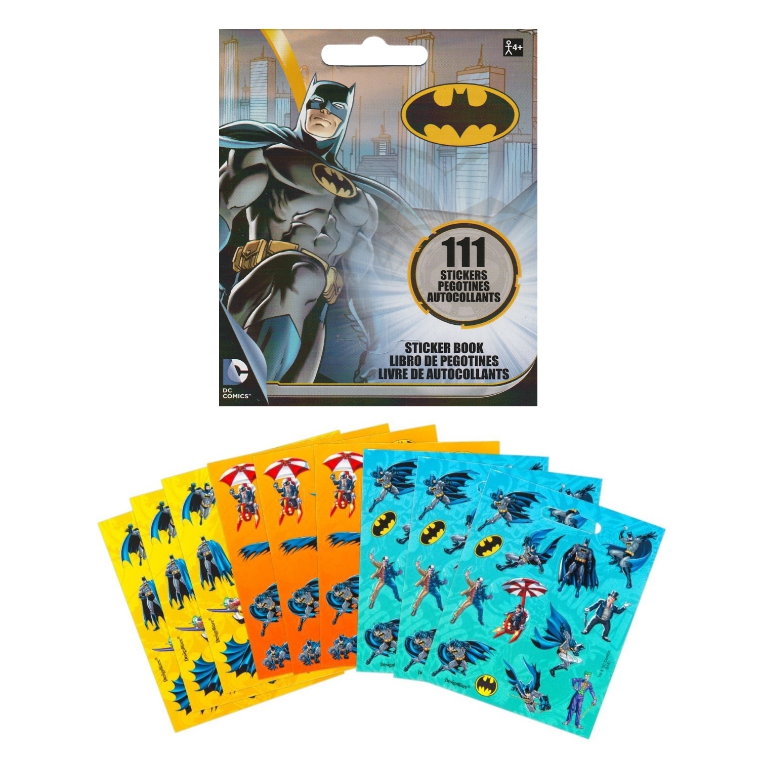 Batman Sticker Book (9 Sheets)