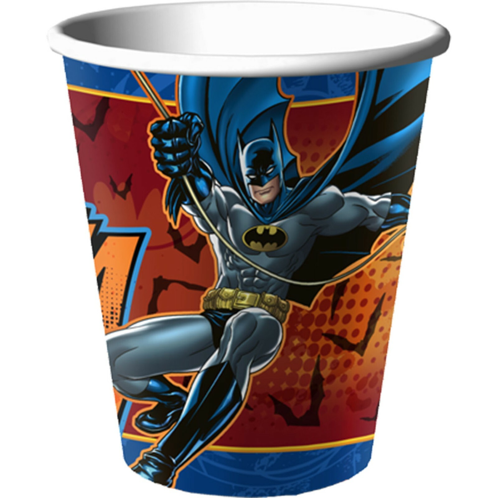 Batman Heroes and Villains Paper Cups (Pack of 8)