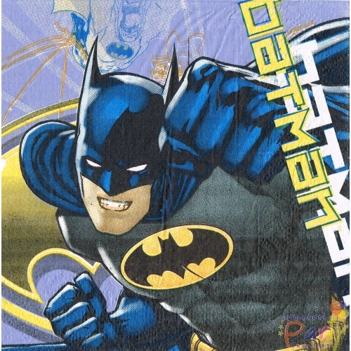 Batman Large Napkins / Serviettes (Pack of 16)