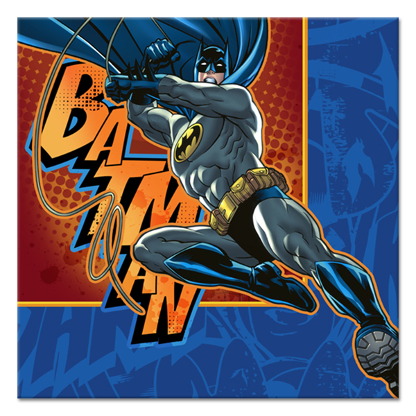Batman Heroes and Villains Small Napkins / Serviettes (Pack of 16)