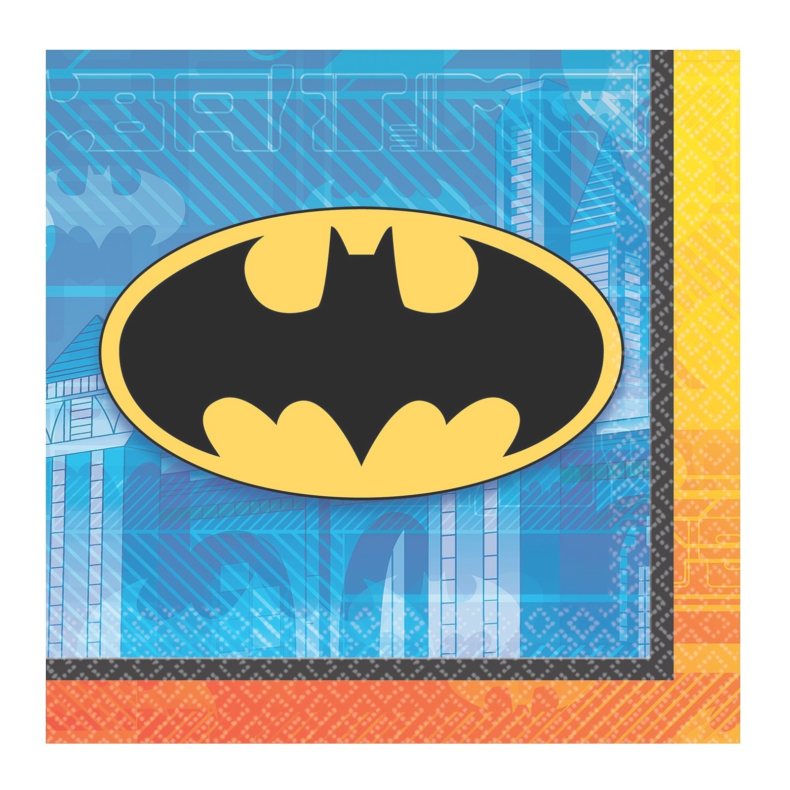 Batman Small Napkins / Serviettes (Pack of 16)