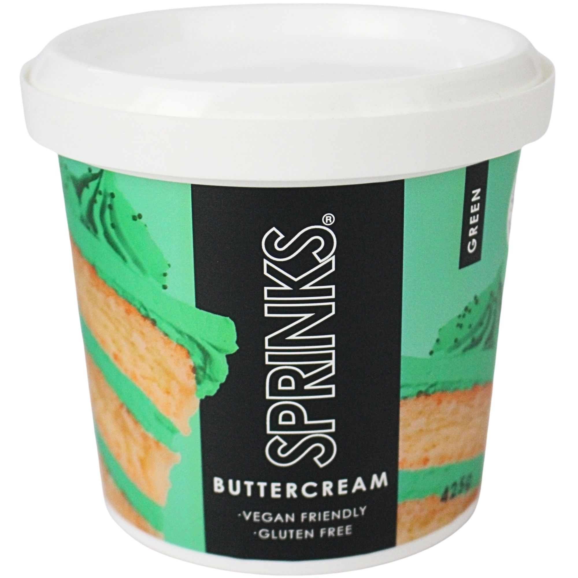 Sprinks Green Buttercream Icing (425g Tub)