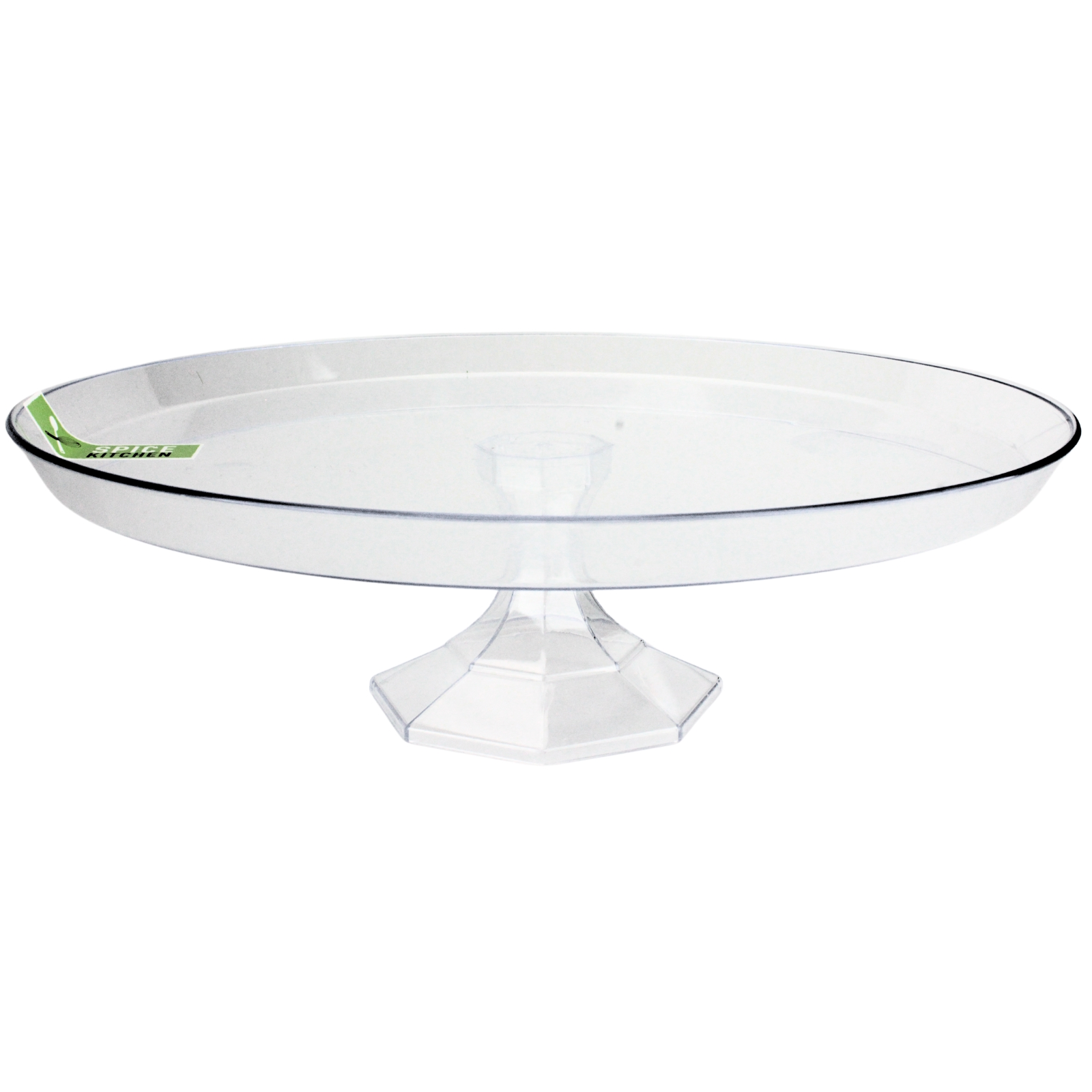 Clear Round Acrylic Plastic Cake Stand 29.5cm