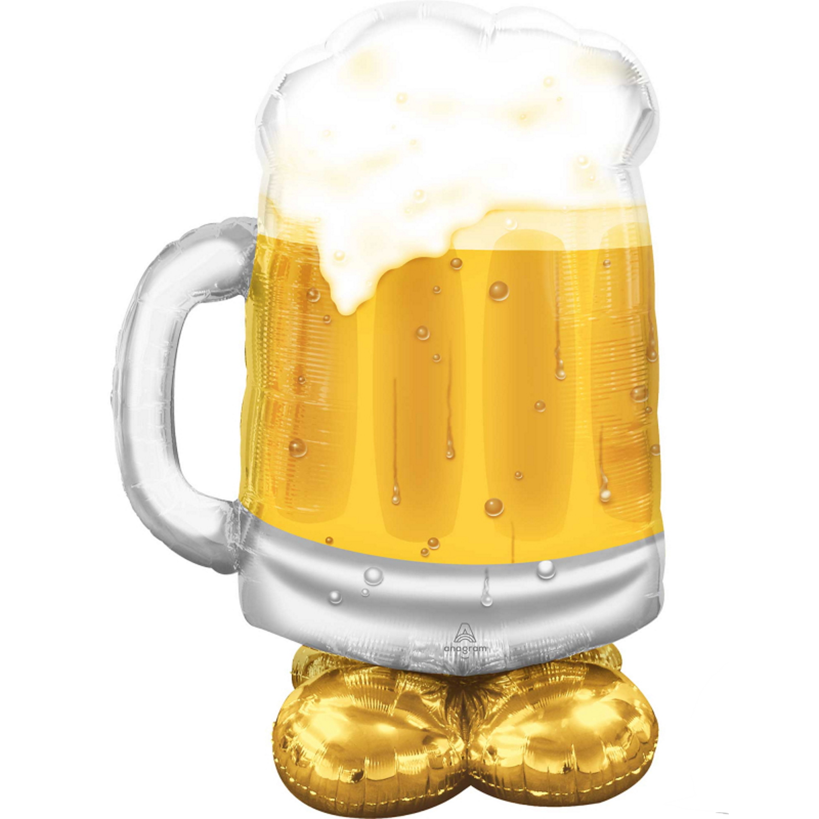 AirLoonz Big Beer Mug Air Fill Foil Balloon 124cm