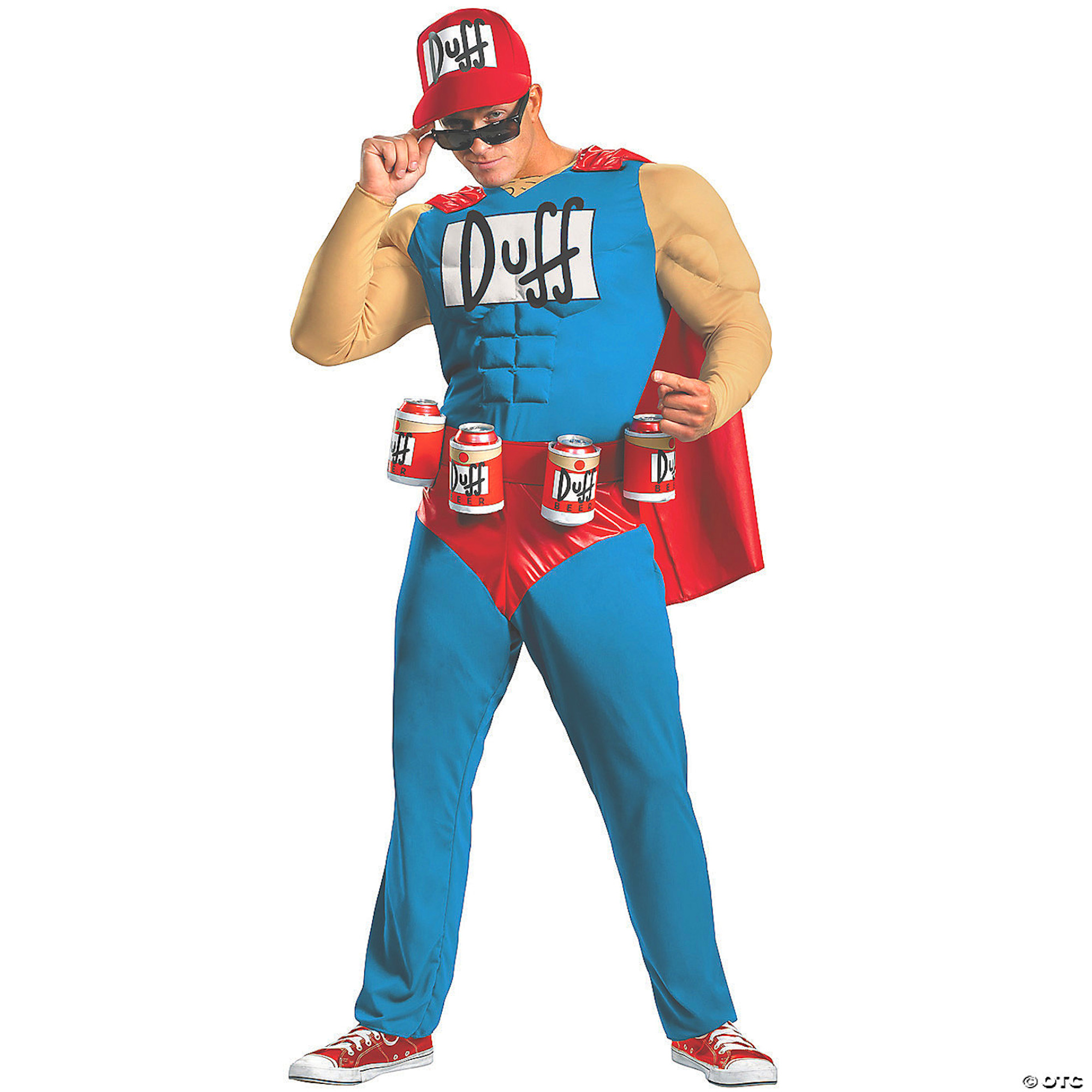 The Simpsons Duffman Adult Costume X-Large
