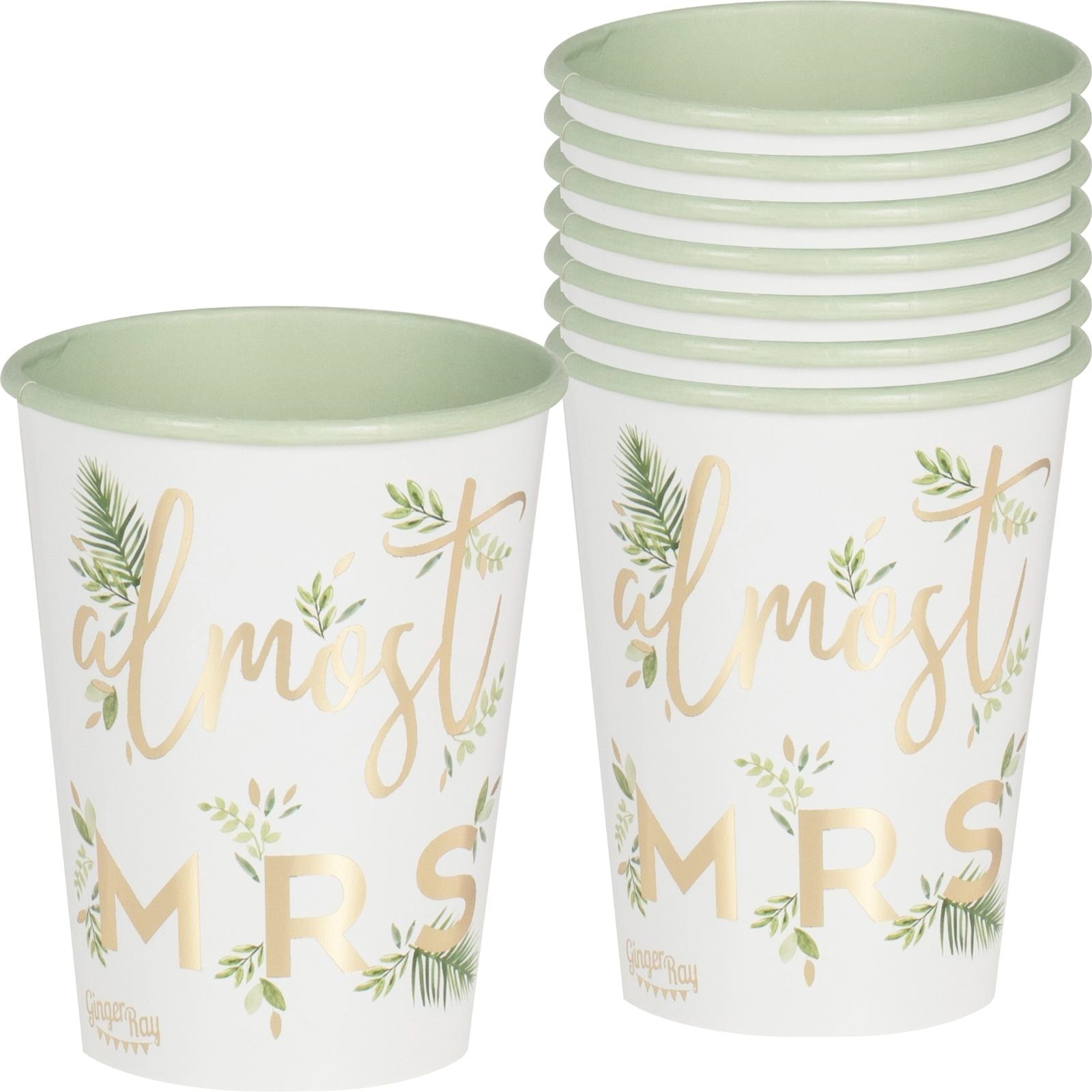 Ginger Ray Botanical Hen Party Paper Cups (Pack of 8)