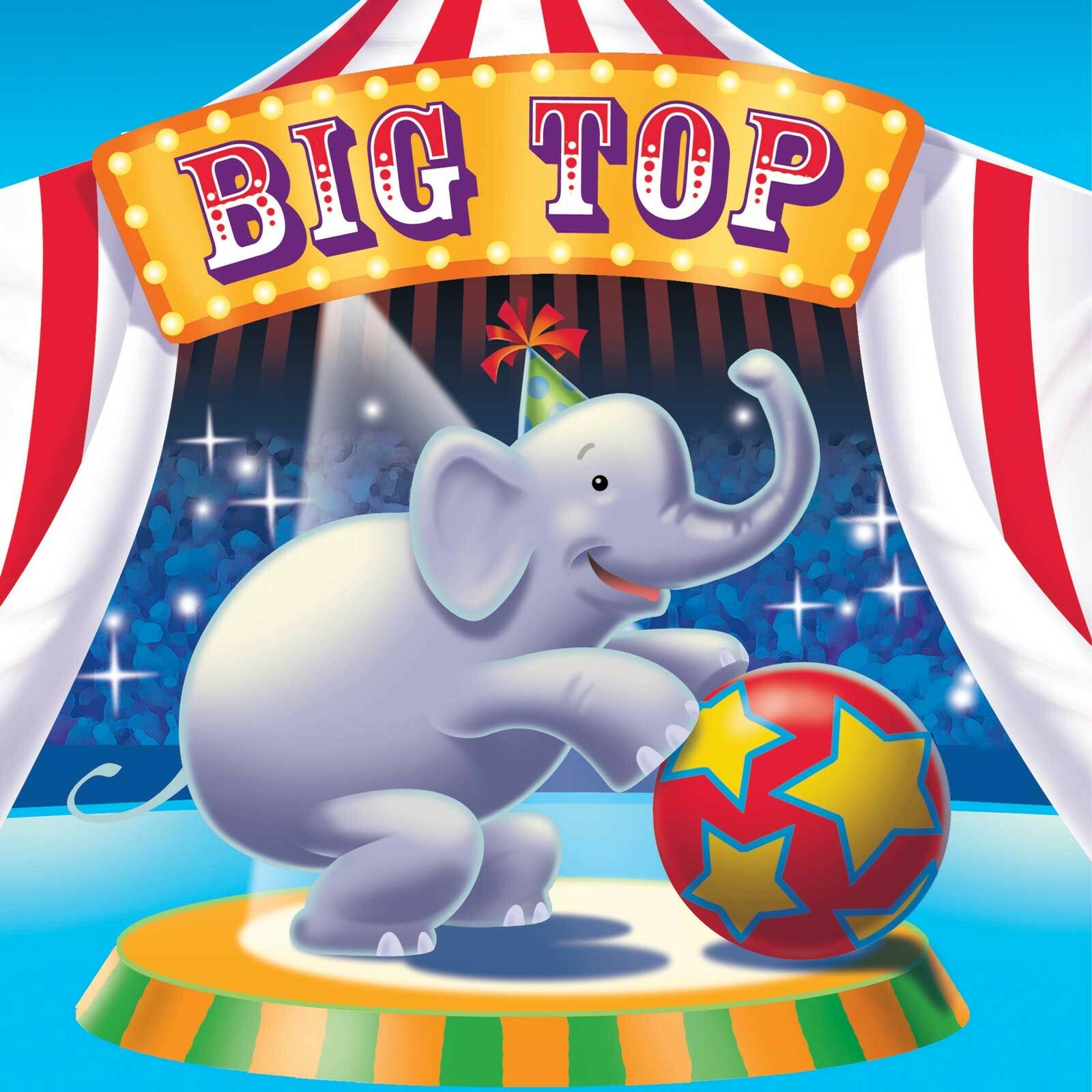 Big Top Birthday Large Napkins / Serviettes (Pack of 16)