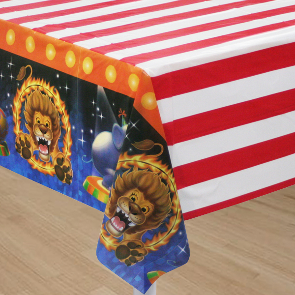 Big Top Birthday Plastic Tablecloth