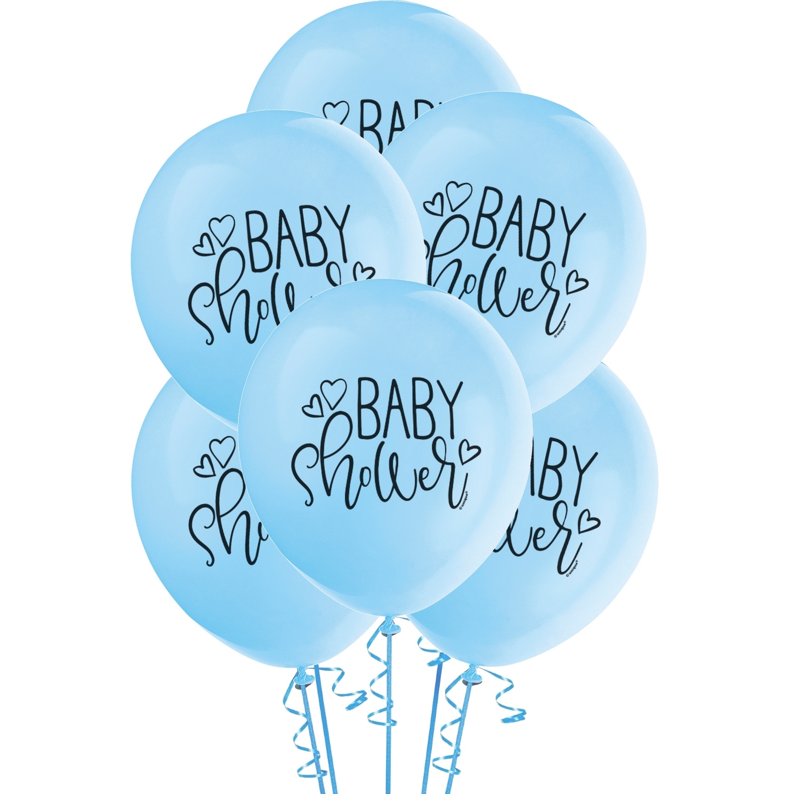 Blue Baby Shower Balloons (Pack of 8)