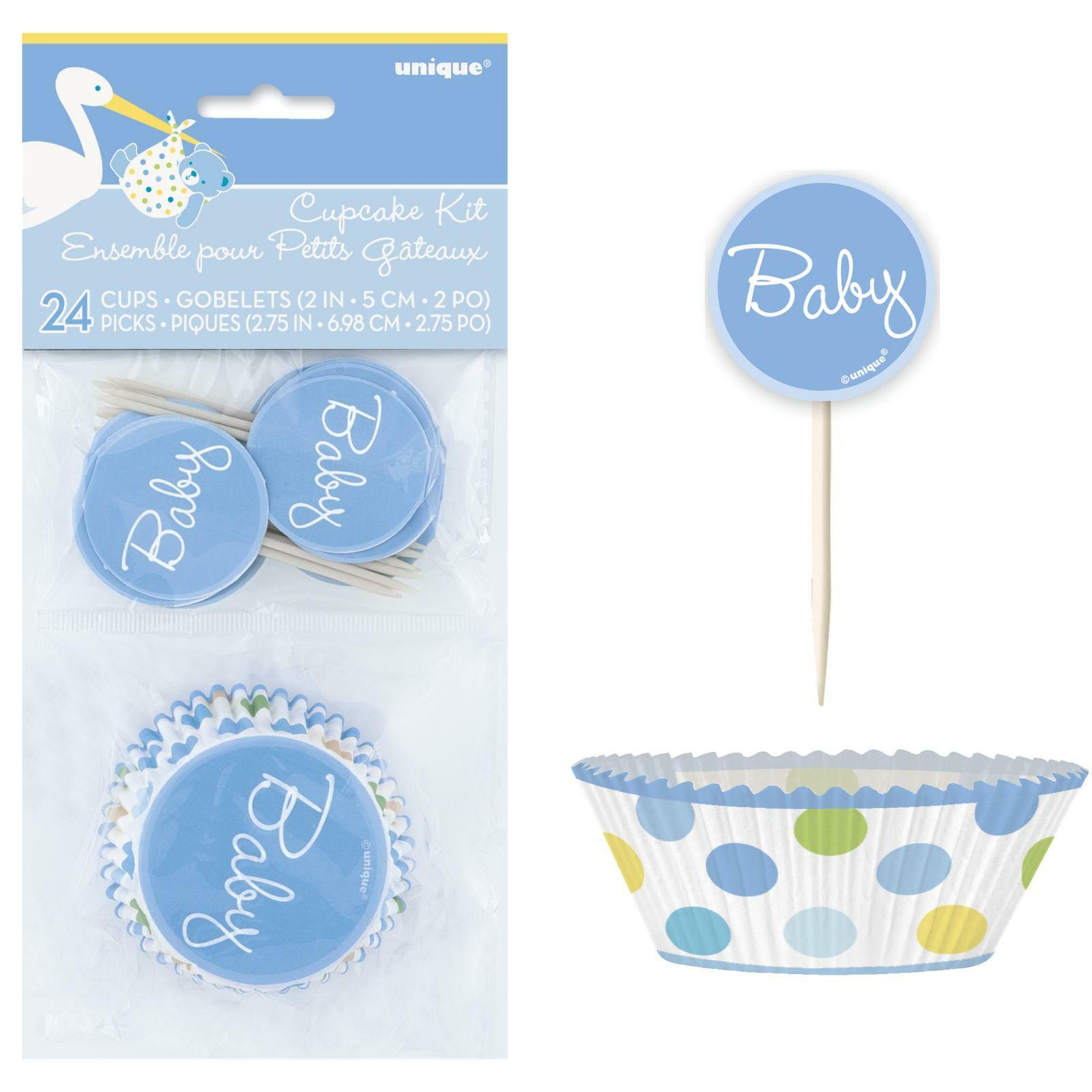Boys Baby Shower Cupcake Kit (Pack of 24)