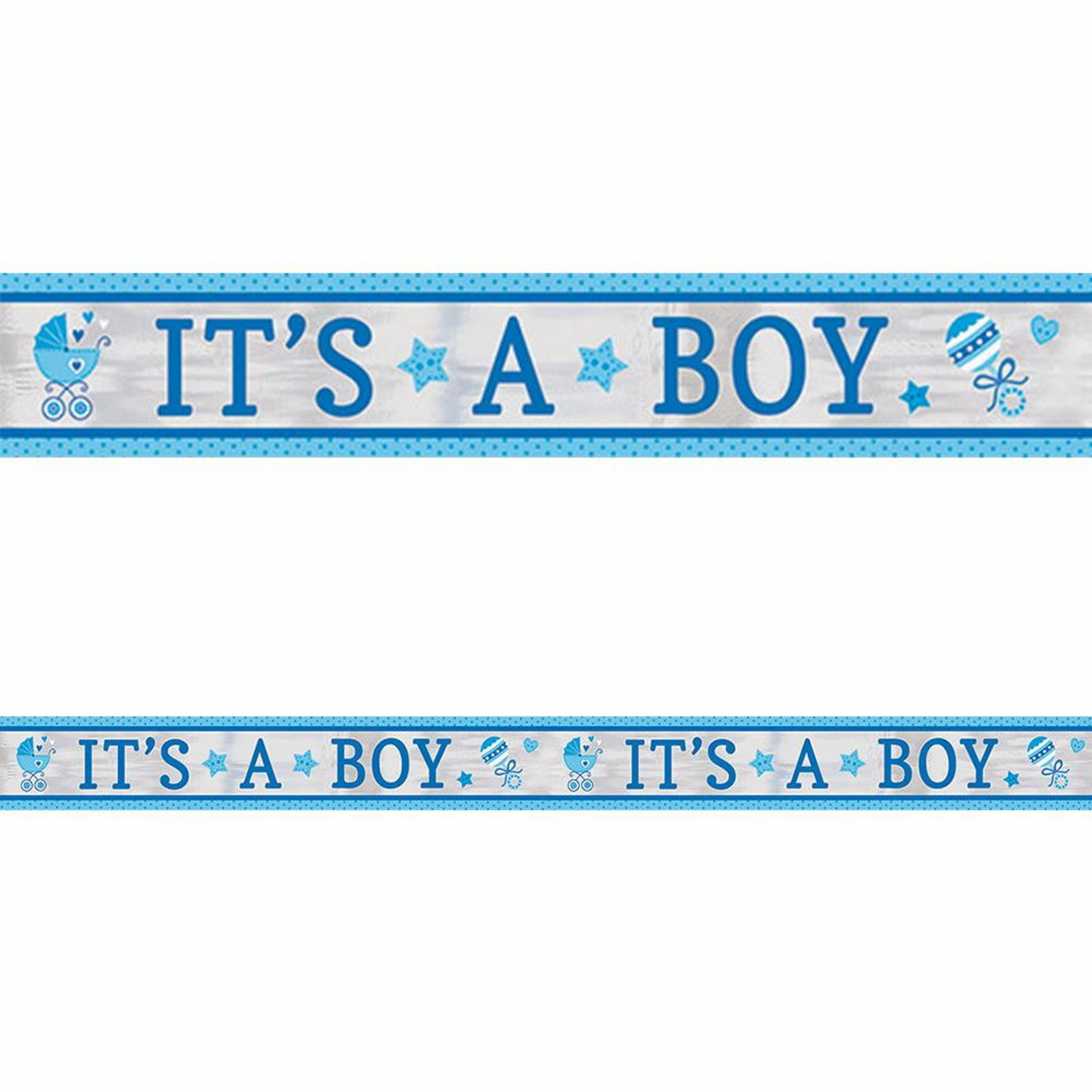 It's a Boy Baby Shower Foil Banner
