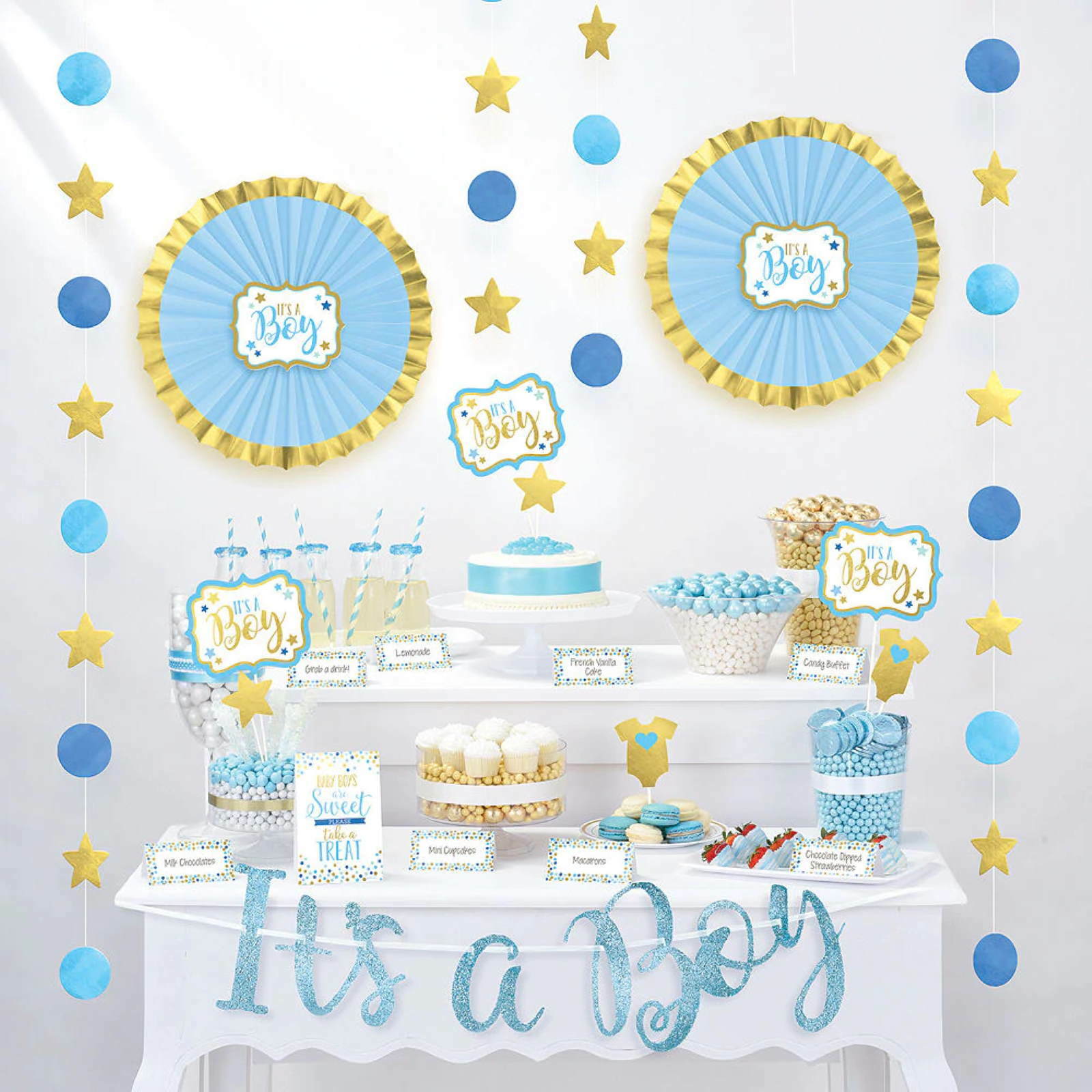 It's A Boy Treat Table Decorating Kit