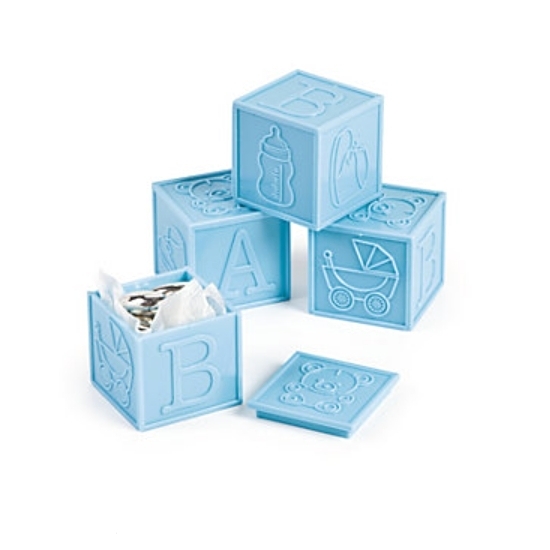 Blue Baby Blocks (Pack of 12)