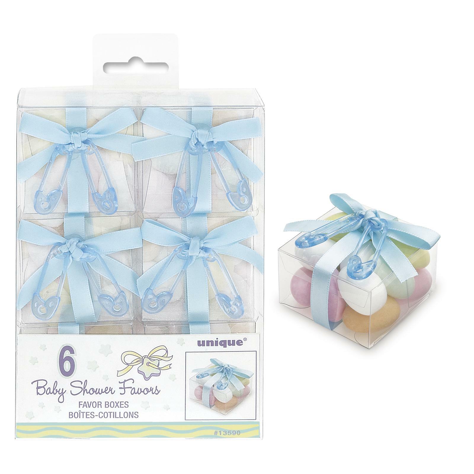 Boys Baby Shower Favour Boxes (Pack of 6)