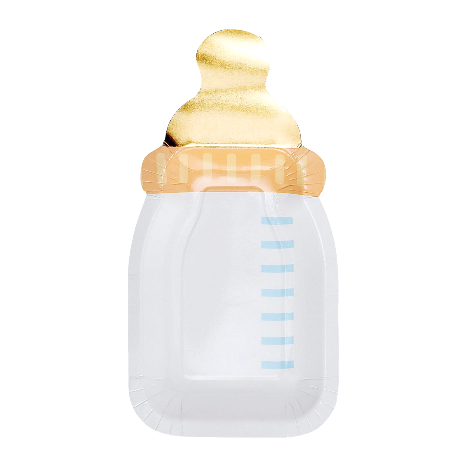 Baby Bottle Paper Plates (Pack of 8) 