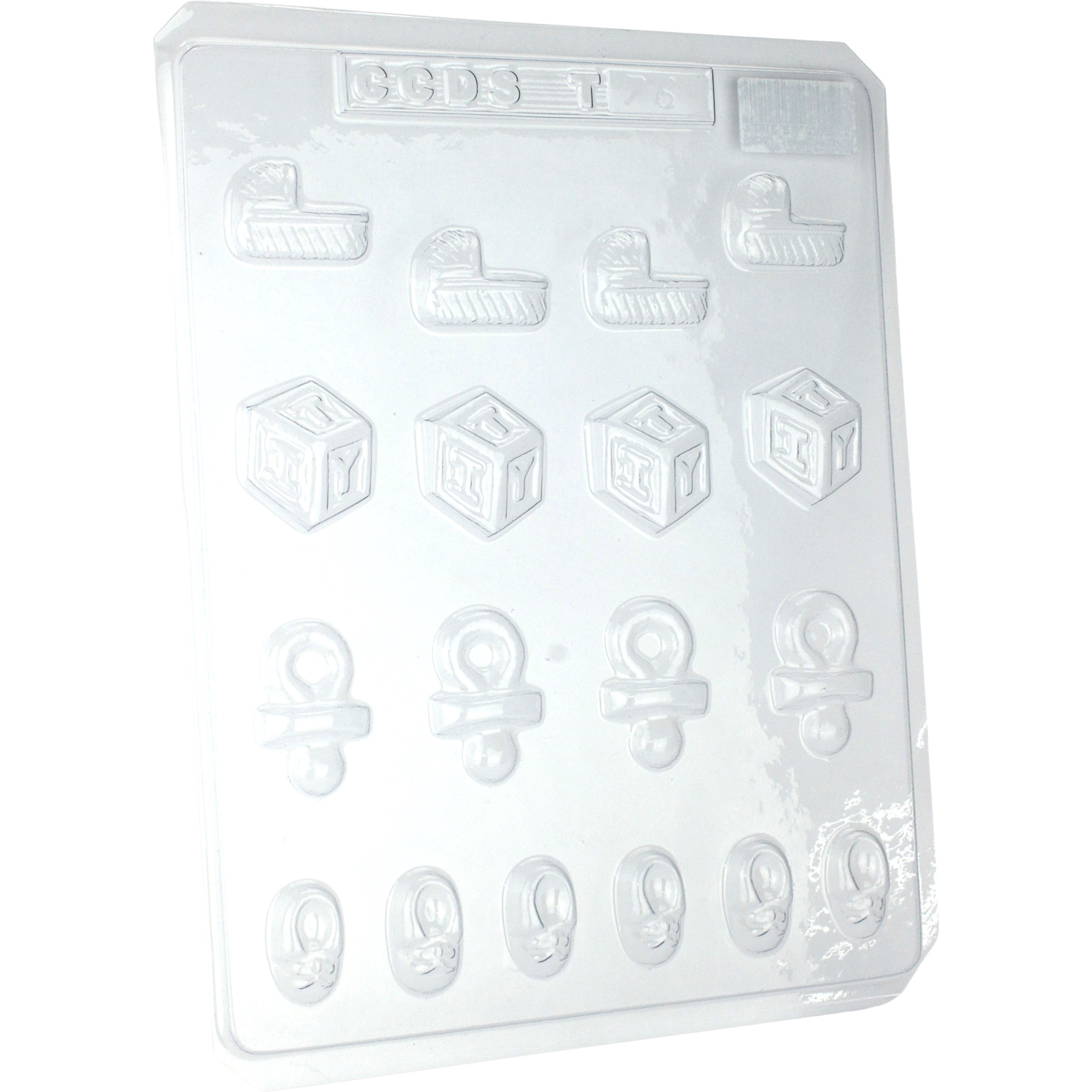 Baby Shower Plastic Chocolate Moulds (1 Sheet)