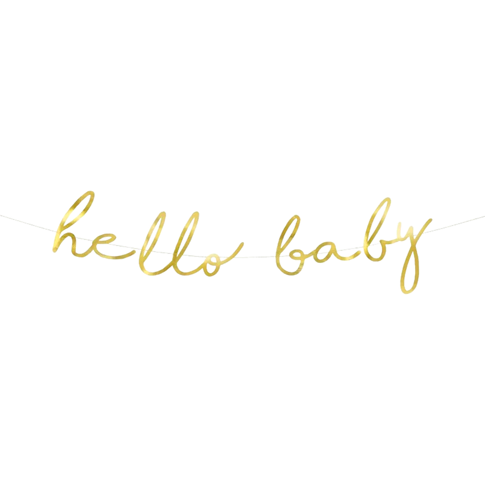 Hello Baby Letter Banner